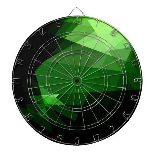 Grafik-Design für grünes Licht Dartscheibe (vorne)