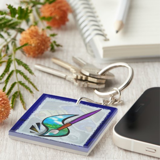 Grafik-Design für Mural-Künstler Schlüsselanhänger (Vorderseite rechts)