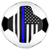 Grafik-Design für Symbolische Thin Blue Line US-Fl Fußball (Gedreht)