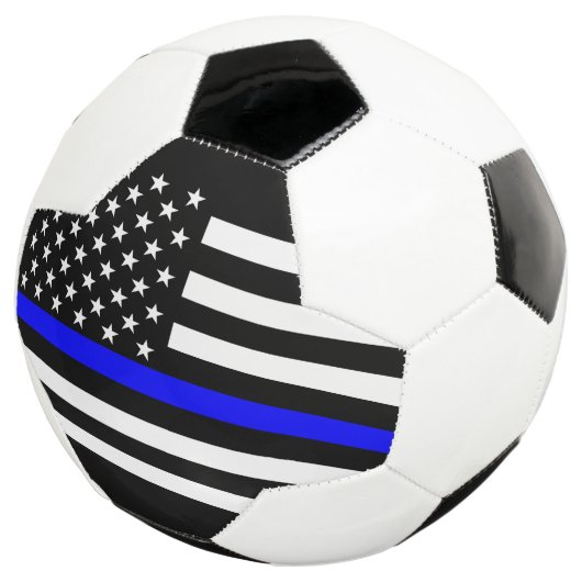 Grafik-Design für Symbolische Thin Blue Line US-Fl Fußball (Dreiviertel)
