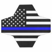 Grafik-Design für Symbolische Thin Blue Line US-Fl Fußball (Flach)