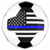 Grafik-Design für Symbolische Thin Blue Line US-Fl Fußball (Vorderseite)