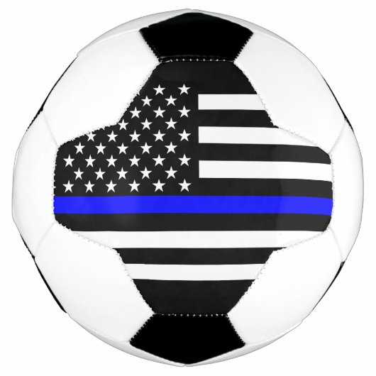 Grafik-Design für Symbolische Thin Blue Line US-Fl Fußball (Vorderseite)