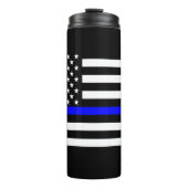 Grafik-Design für Symbolische Thin Blue Line US-Fl Thermosbecher (Vorderseite)