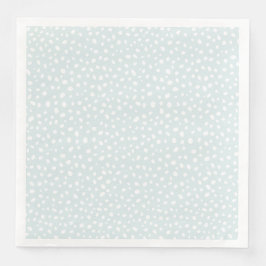 Grafik-Design von Seafoam Uneven Dots Serviette