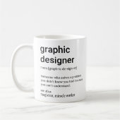 Grafik-Designer Definition, Typografie, Grafik Kaffeetasse (Links)