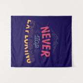 Grafik-Designs für Wanderer Wandteppich (Vorderseite (Horizontal))