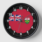 Grafik-Dial für das Ontario-Flag Uhr (Vorderseite)