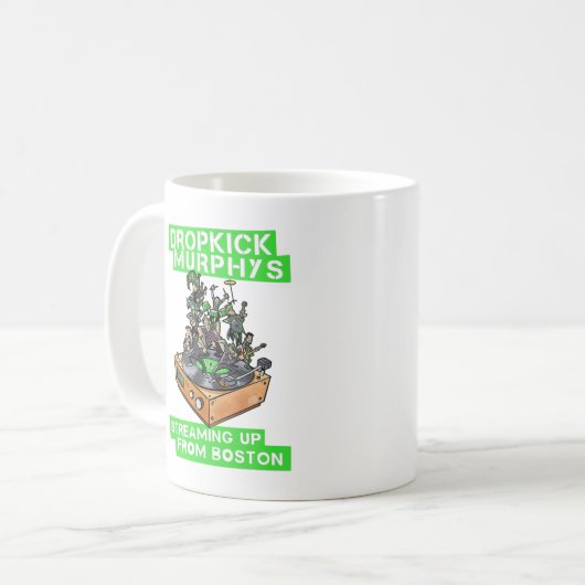 Grafik Dropkick Classic Art Murphys Outfits Music Kaffeetasse (Vorderseite Links)