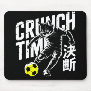 Grafik-Fußball-Katze - Für Gamer und Büroprofis Mousepad