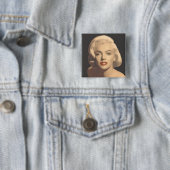 Grafik Grau Marilyn Button (Beispiel)