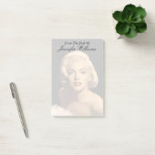 Grafik Grau Marilyn Post-it Klebezettel (Büro)