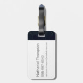 Grafik Harry Potter-Bann-| Wingardium Leviosa Gepäckanhänger (Rückseite vertikal)