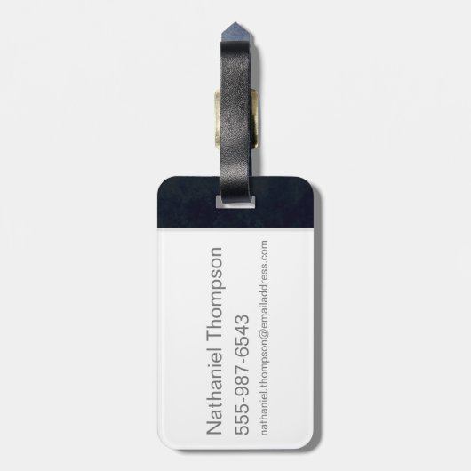 Grafik Harry Potter-Bann-| Wingardium Leviosa Gepäckanhänger (Rückseite vertikal)