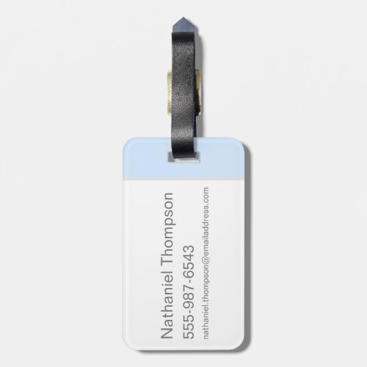 Grafik Harry Potters | Aguamenti RAVENCLAW™ Gepäckanhänger (Rückseite vertikal)