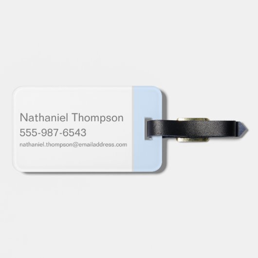 Grafik Harry Potters | Aguamenti RAVENCLAW™ Gepäckanhänger (Rückseite horizontal)