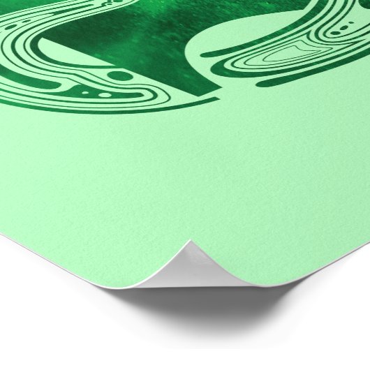 Grafik Harry Potters | Aguamenti SLYTHERIN™ Poster (Ecke)