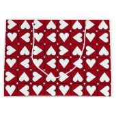 Grafik-Herz-Geschenktasche Große Geschenktüte (Vorderseite)