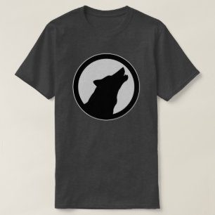 GRAFIK HOWLING WOLF DESIGN ILLUSTRATION T-Shirt