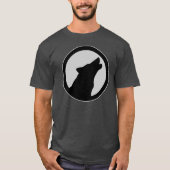 GRAFIK HOWLING WOLF DESIGN ILLUSTRATION T-Shirt (Vorderseite)