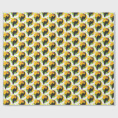 Grafik Illustration Toucan Tropical Birds Geschenkpapier (Flach)