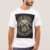 Grafik im runden Western T-Shirt (Vorderseite)