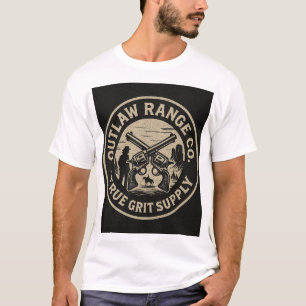 Grafik im runden Western T-Shirt