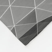 Grafik in Schwarzweiß Fleecedecke (Ecke)