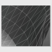 Grafik in Schwarzweiß Geschenkpapier (Flach)