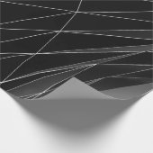 Grafik in Schwarzweiß Geschenkpapier (Ecke)