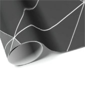 Grafik in Schwarzweiß Geschenkpapier (Rolleneckpunkt)