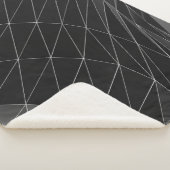 Grafik in Schwarzweiß Sherpadecke (3/4)