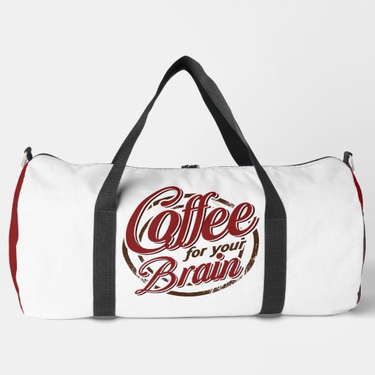 Grafik Kaffee Für Dein Gehirn Duffle Bag (Vorderseite)
