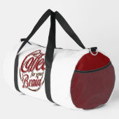 Grafik Kaffee Für Dein Gehirn Duffle Bag (Rechte Ecke)