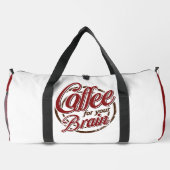Grafik Kaffee Für Dein Gehirn Duffle Bag (Rückseite)