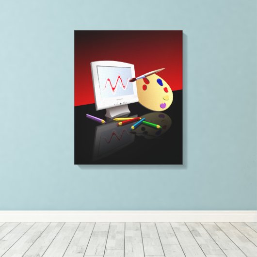 Grafik Leinwanddruck (Insitu (Holzboden))