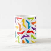 Grafik mit Damenschuhen Kaffeetasse (Mittel)