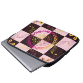 Grafik, Mystic Checkerboard Laptopschutzhülle (Vorne Knopf)