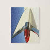 Grafik: Nahaufnahme der Flosse und des Rücklichtes Puzzle (Vertikal)