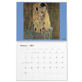 Grafik Nr. 2 Gustav Klimt Kalender (Feb 2027)