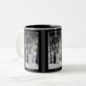 GRAFIK PACK WOLF Collection Zweifarbige Tasse (Vorderseite Links)