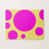 GRAFIK PATTERPINK POLKA DOT YELLOW PUZZLE (Horizontal)