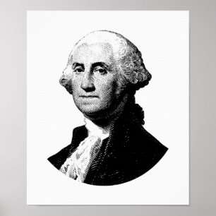 Grafik Präsidenten-George Washington Poster