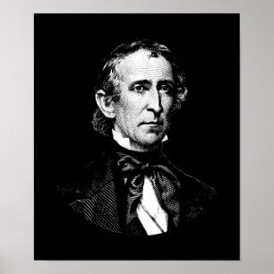 Grafik Präsidenten-John Tyler Poster