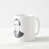 Grafik Präsidenten-Richard Nixon Kaffeetasse (VorderseiteRechts)