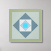Grafik-Quadrate Canvas Print Leinwanddruck (Vorderseite)