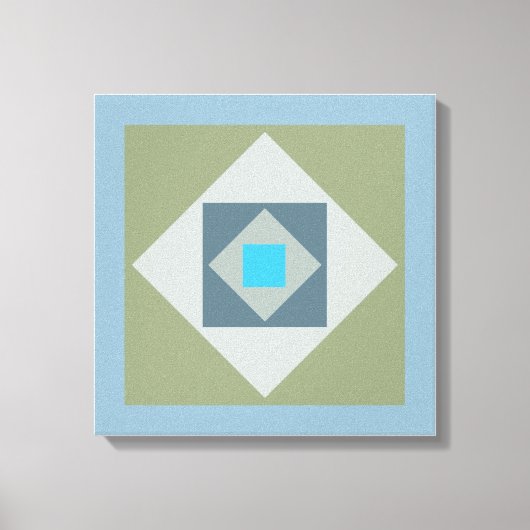 Grafik-Quadrate Canvas Print Leinwanddruck (Vorderseite)