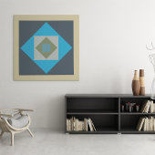 Grafik-Quadrate Canvas Print Leinwanddruck