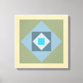 Grafik-Quadrate Canvas Print Leinwanddruck (Vorderseite)