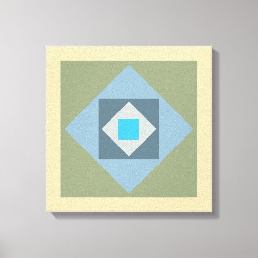 Grafik-Quadrate Canvas Print Leinwanddruck (Vorderseite)